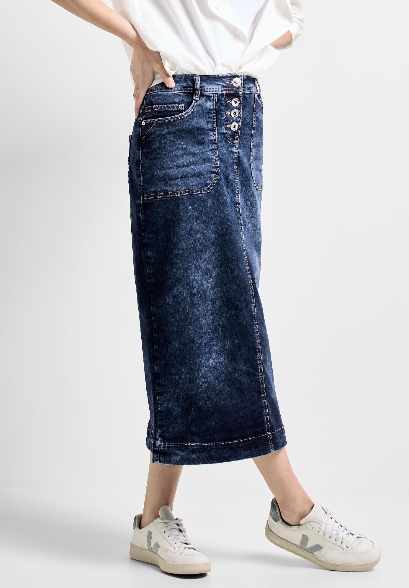 CECIL maxi džínsová sukňa