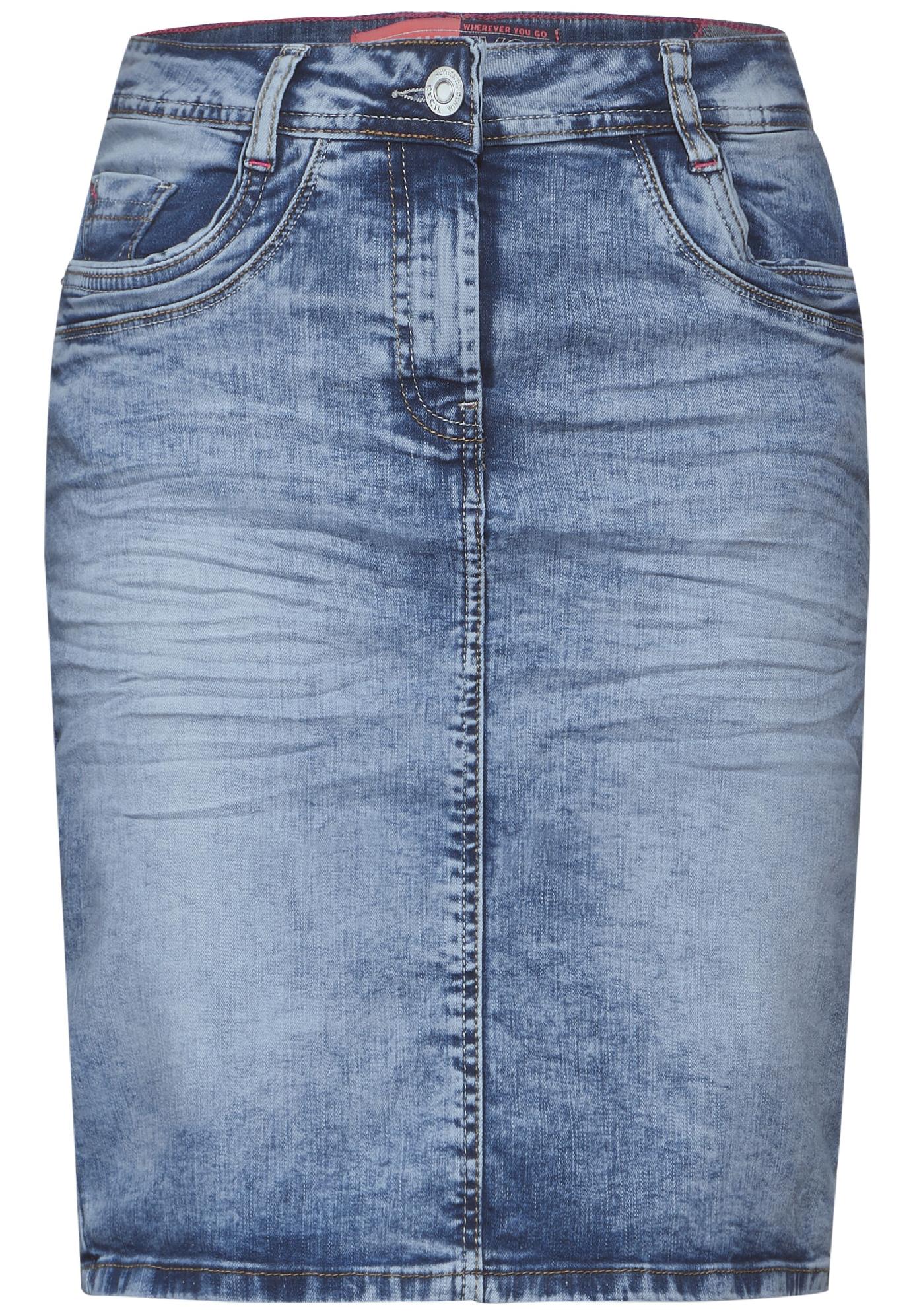 CECIL svetlomodrá džínsová sukňa